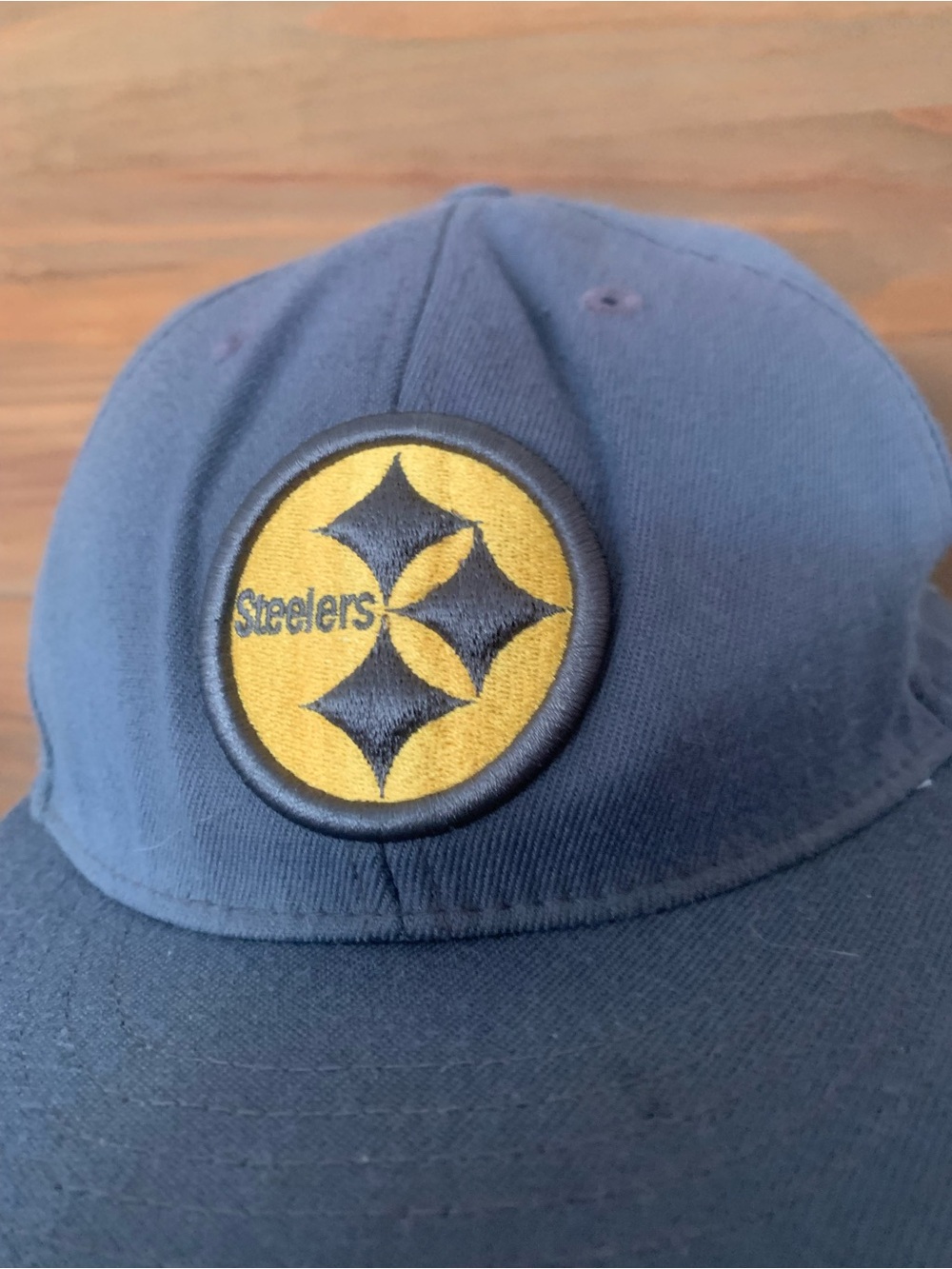 Pittsburgh Steelers Blue Baseball Cap with Yellow Logo by Reebook - Picture 2 of 8